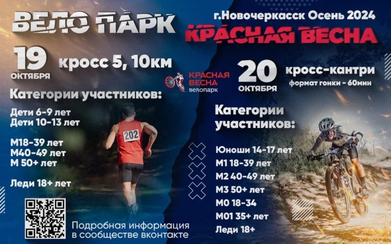 В роще Красная весна города Новочеркасска пройдет закрытие спортивного сезона