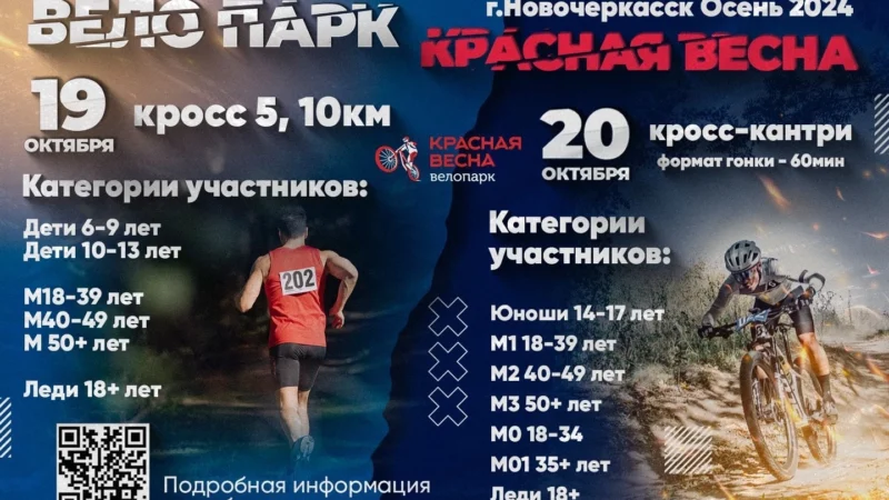 В роще Красная весна города Новочеркасска пройдет закрытие спортивного сезона