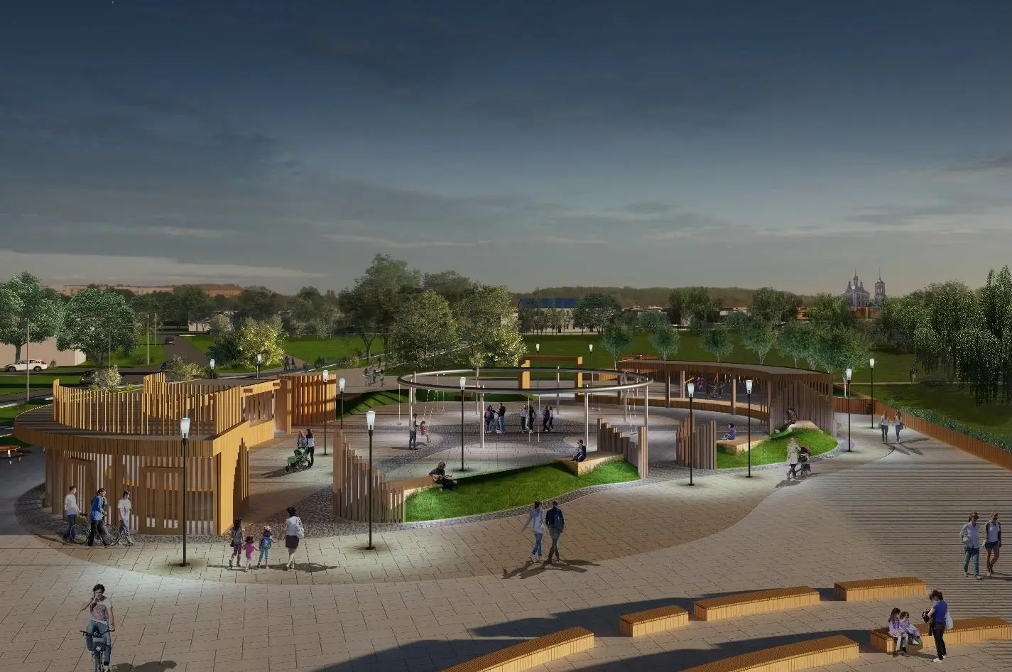 Три новые общественные территории будут благоустроены к концу 2025 года в Ростове-на-Дону