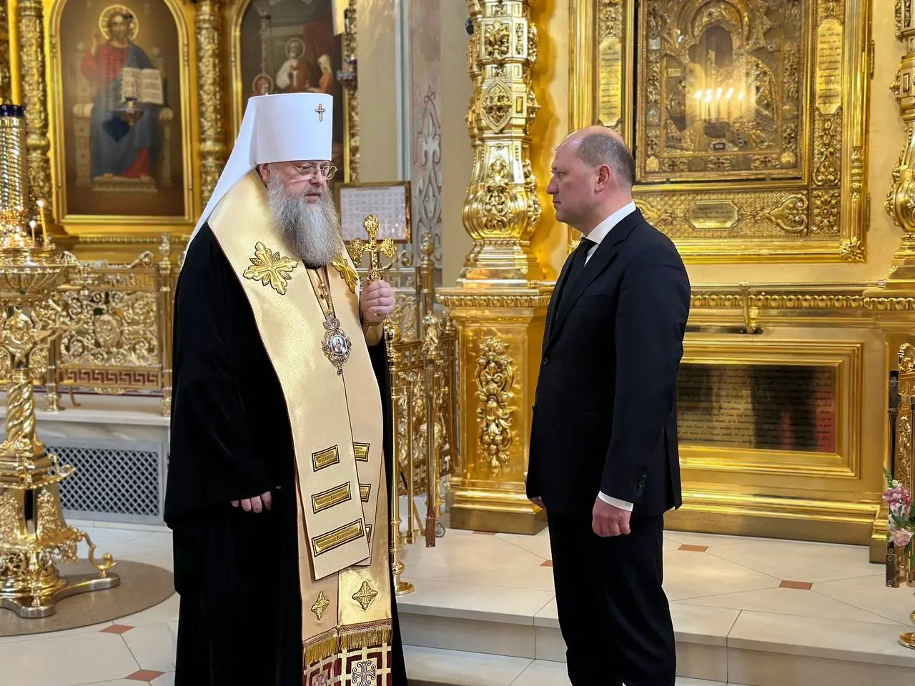 Митрополит Меркурий благословил главу Ростова Александра Скрябина на служение городу