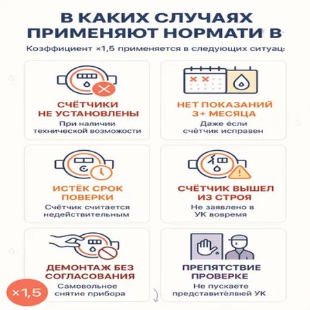 В каких случаях применяют норматив - инфографика