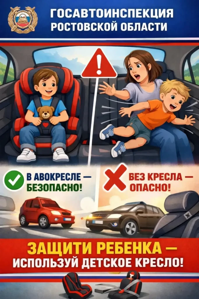 Жёсткий контроль за перевозкой детей и новые угрозы мошенников: что произошло в Ростовской области на праздниках