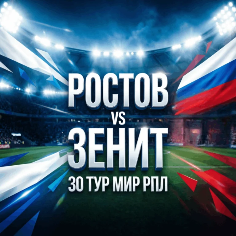 Ростов — Зенит 17 мая 2026: судьба чемпионского титула решится в Ростове-на-Дону