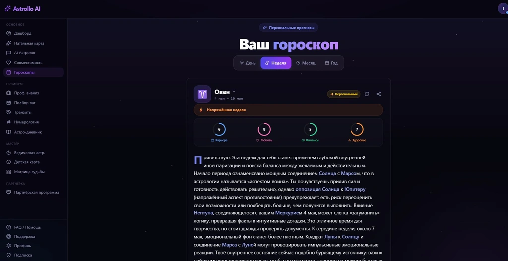 Персонализация гороскопов: как AI делает астрологические прогнозы точнее